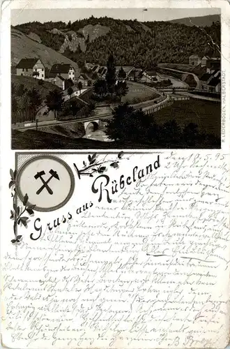 Gruss aus Rübeland - Litho 1896 -258668