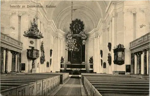 Kalmar - Interiör av Domkyrkan -259274