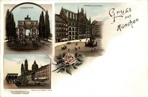 Gruss aus München - Litho -258872