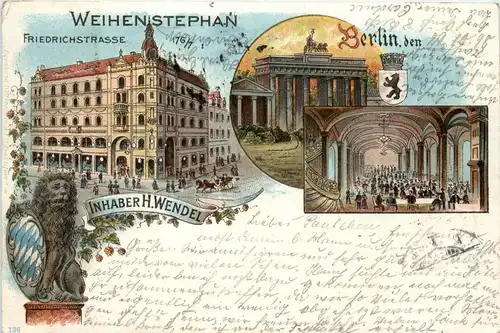 Berlin - Weihenstephan - Litho -258820