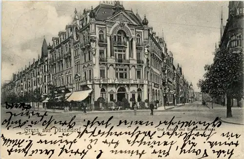 Gruss aus Düsseldorf - Graf Adolf und Bismarckstrasse -259092