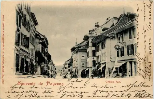 Souvenir de Payerne - Grand rue -208834