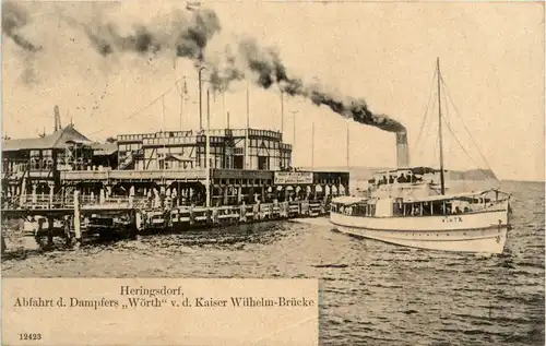 Heringsdorf - Abfahrt des Dampfers Wörth -258924