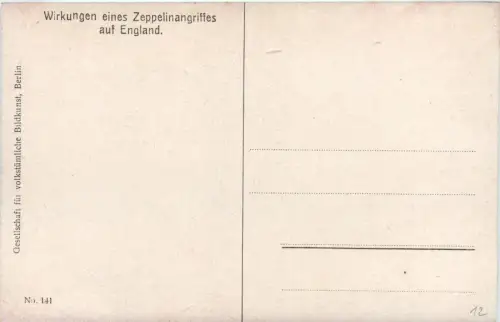 Wirkung eines Zeppelinangriffs auf England -260180