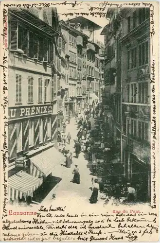 Lausanne - Rue du pont -209192