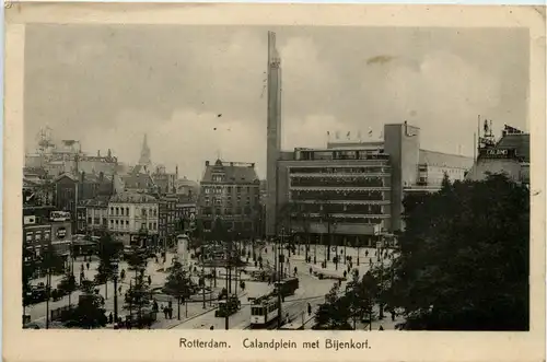 Rotterdam - Calandplein met Bijenkorf -259288