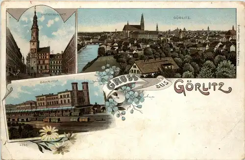 Gruss aus Görlitz - Litho -260290