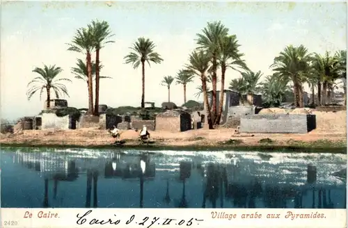Kairo - Village arabe aux Pyramides -258292