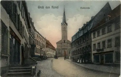 Gruss aus Kusel - Marktstrasse -259916