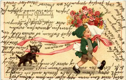 Kind mit Hund -260992