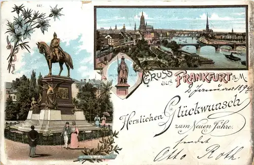 Gruss aus Frankfurt - Litho -258756