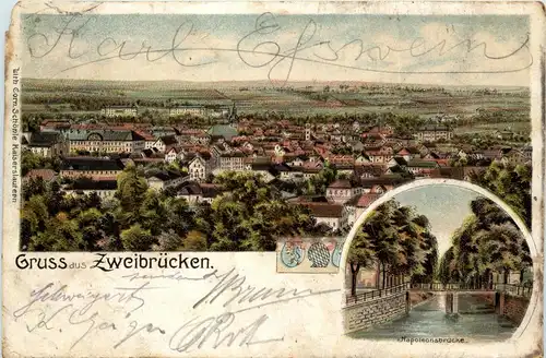 Gruss aus Zweibrücken - Litho -259908