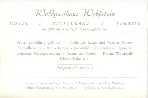 Waldgasthof Wolfstein -259928