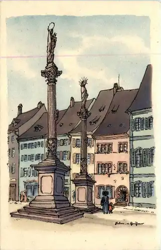 Freiburg - Künstlerkarte -261260