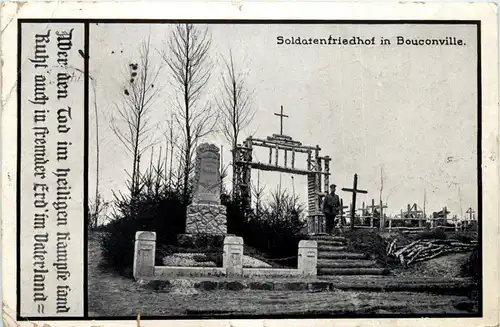 Soldatenfriedhof in Bouconville - Feldpost -260216