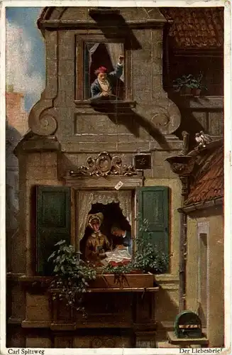 Künstlerkarte C. Spitzweg -261284