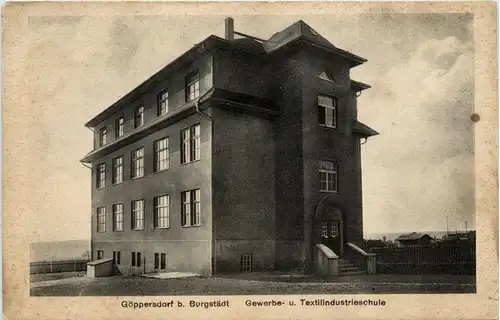 Göppersdorf bei Burgstädt - Gewerbe und Textilindustrieschule -260260