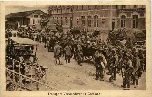 Conflans - Transport Verwundeter -260380