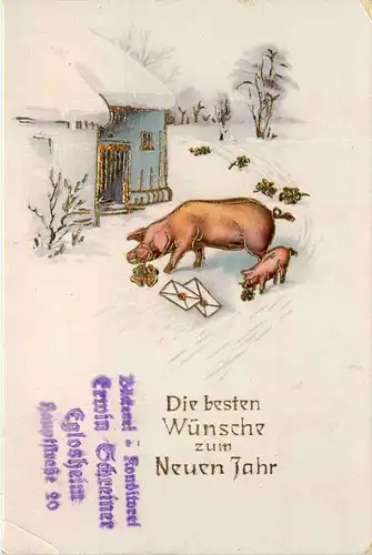 Neujahr - Schwein -260890