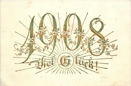 Jahreszahl 1908 -261620