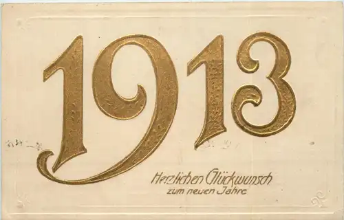 Neujahr - Jahreszahl 1913 -260884
