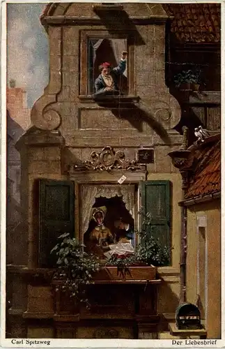 Künstlerkarte C. Spitzweg -261290