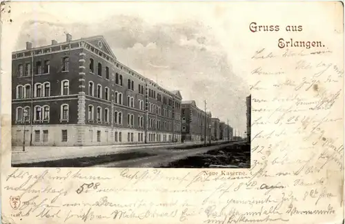 Gruss aus Erlangen - Neue Kaserne -260634