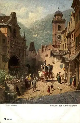 Künstlerkarte C. Spitzweg -261338