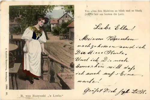 S Lorle - sign. R von Rozynski -87578