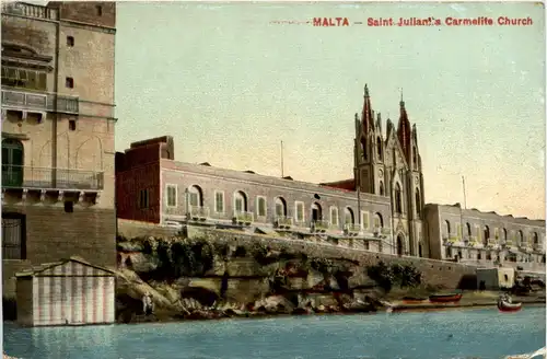 Malta - Saint Juliants Carmelite church -261826