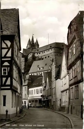 Diez an der Lahn - Alter Winkel mit Schloss -261956