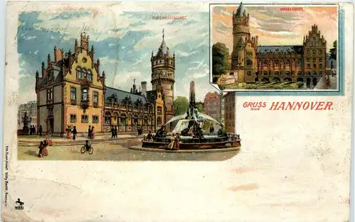 Gruss aus Hannover - litho -260418