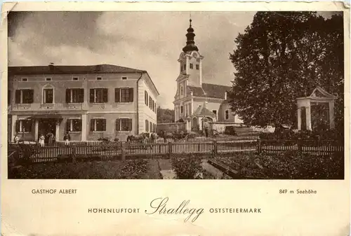 Weiz/Steiermark - Höhenluftkurort Strallegg - Gasthof Albert -307848