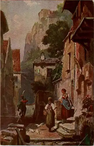 Künstlerkarte C. Spitzweg -261316