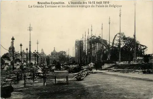 Bruxelles Exposition - L Incendie des 1910 -261948