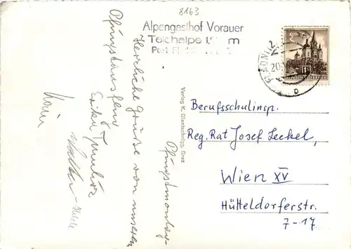 Fladnitz/Steiermark - Alpengasthot Vorauer Teichalpe -307192