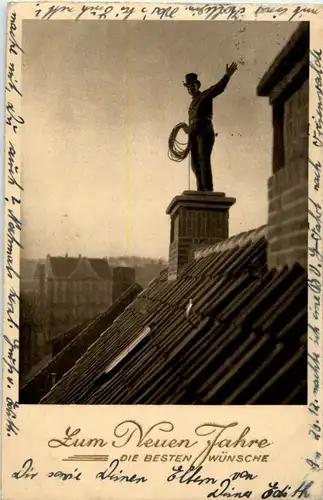 Neujahr - Schornsteinfeger -82874