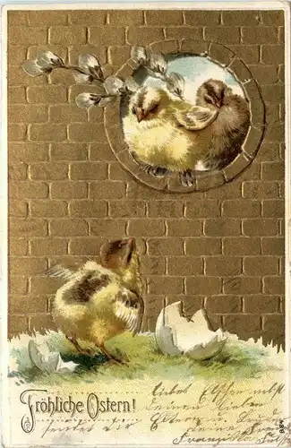 Ostern - Prägekarte - Chicken -254574