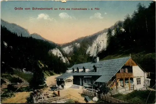 Aflenz/Steiermark - Grüsse vom Schwabenbartl am Fusse des Hochschwabs -307624