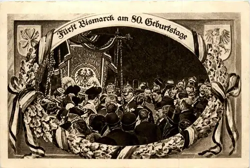 Fürst Bismarck am 80. Geburtstag -254596