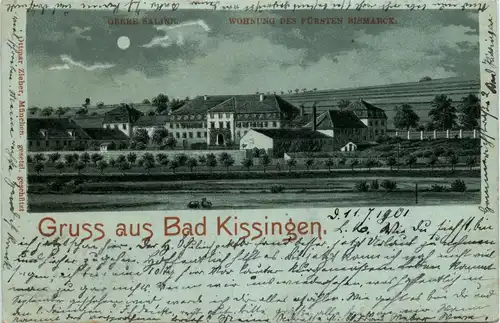 Gruss aus Bad Kissingen - Litho -254398