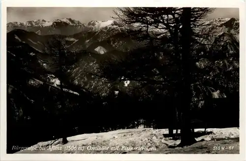 Aflenz/Steiermark - Bürgeralpe - Grethöhe mit Eisenerzeralpen -306928