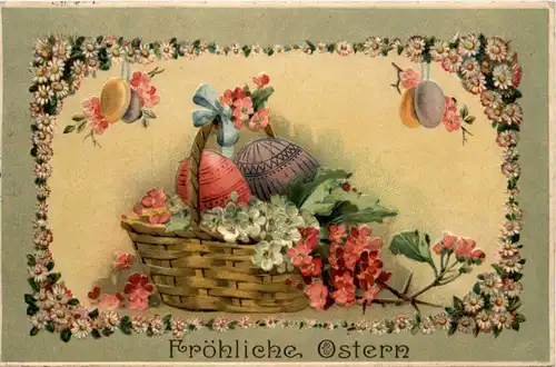 Ostern - Prägekarte -254656