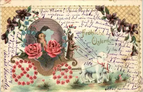 Ostern - Prägekarte - Rabbit -254578