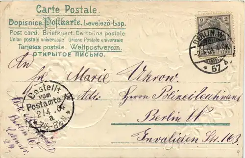 Ostern - Prägekarte - Rabbit -254578