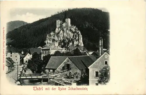 Aflenz/Steiermark - Kurort Aflenz - Thörl mit der Ruine Schachenstein -308046