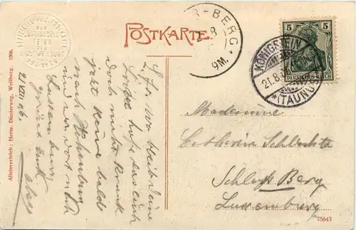 Weilburg - Lahn - Tausendjahrfeier 1906 -261560