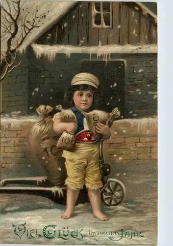 Neujahr - Kind Geld -261666