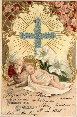 Ostern - Prägekarte -254536