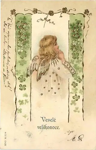 Ostern - Prägekarte - Engel -254556